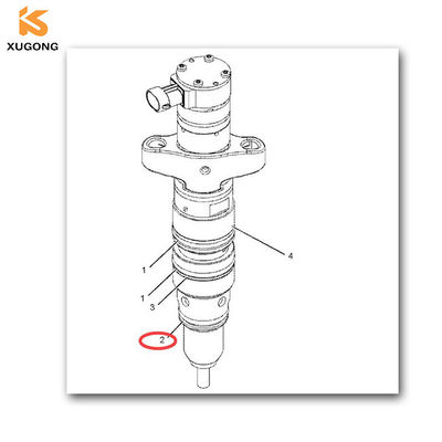 Excavator Parts O-RING 109-3207 In Stock for CAT E329D