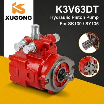 K3V63DT Excavator Hydraulic Pump for Kobelco SK130 SY135 Hyundai R130 Piston Main Pump Assembly